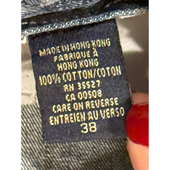 Vtg 90s Marithe + Francois Girbaud Denim Cargo Shorts Mens Sz 36 Acid Wash MFG - Picture 11 of 11